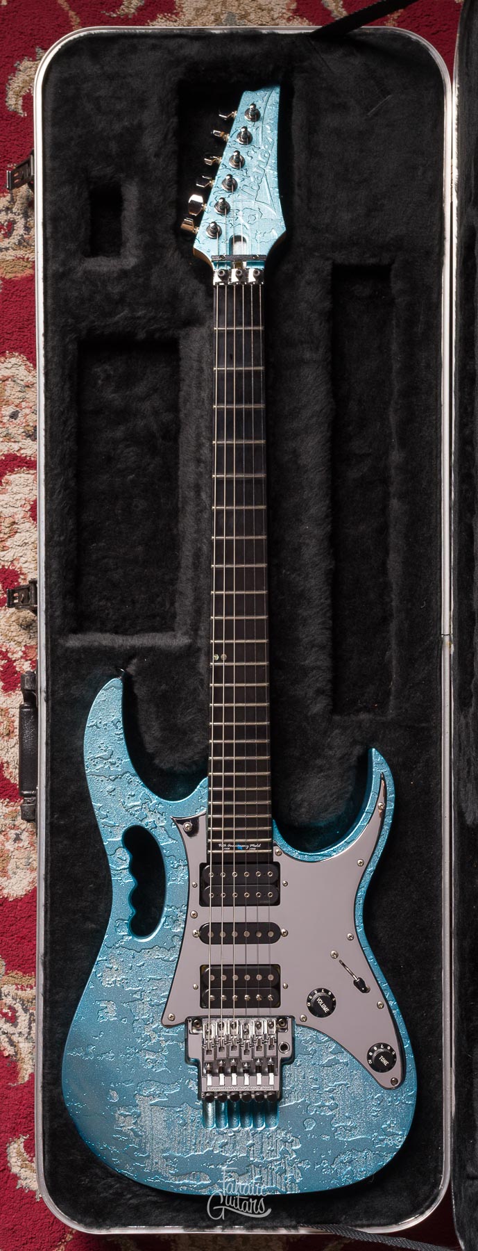 Ibanez JEM90HAM 90th Anniversary - Blue-Green Metallic Texture #F9756085 Segunda Mano