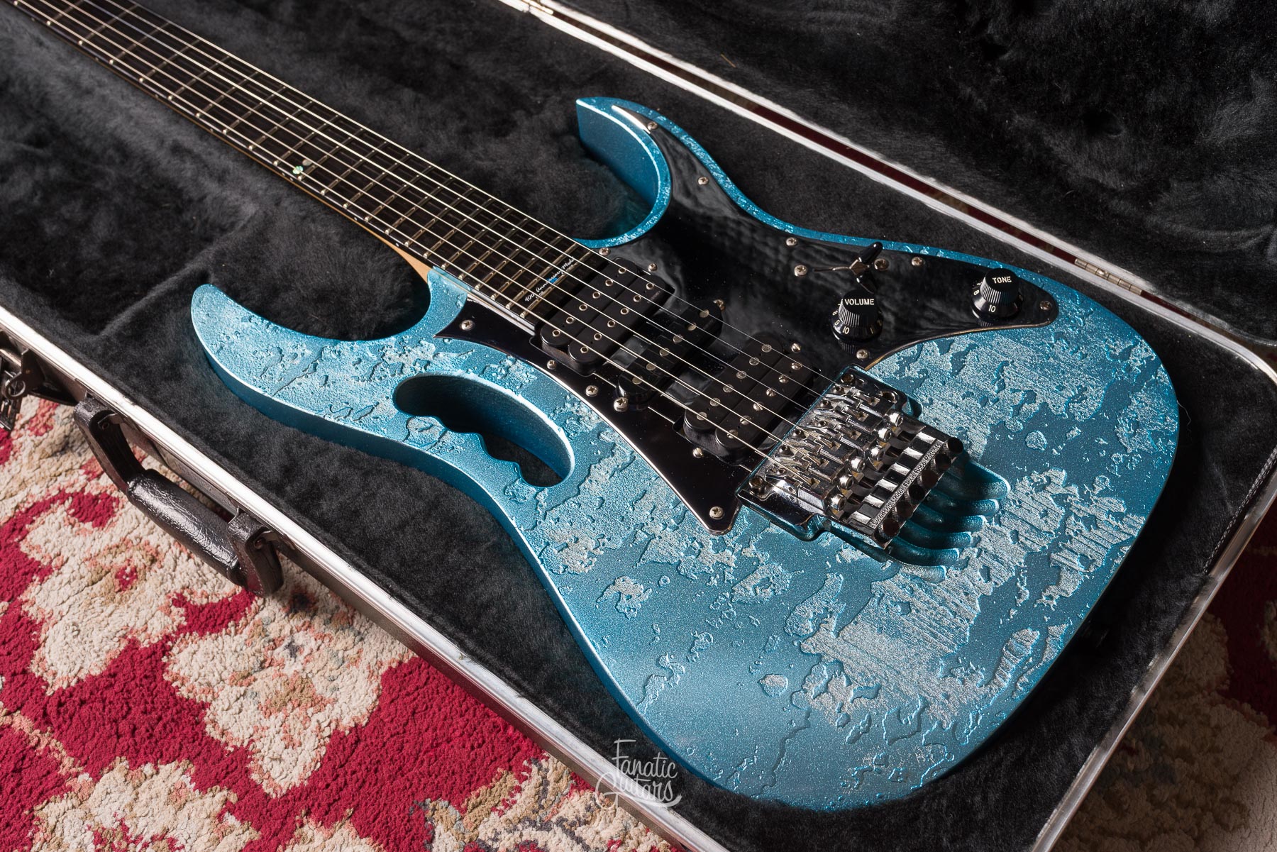Ibanez JEM90HAM 90th Anniversary - Blue-Green Metallic Texture #F9756085 Segunda Mano