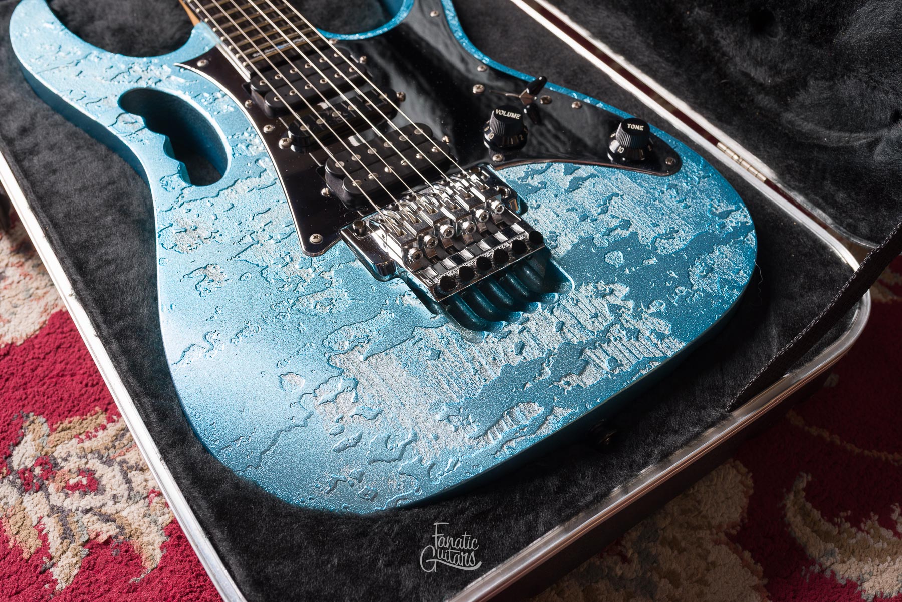 Ibanez JEM90HAM 90th Anniversary - Blue-Green Metallic Texture #F9756085 Segunda Mano