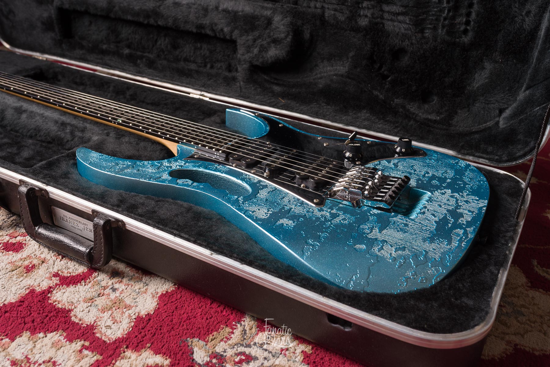 Ibanez JEM90HAM 90th Anniversary - Blue-Green Metallic Texture #F9756085 Segunda Mano