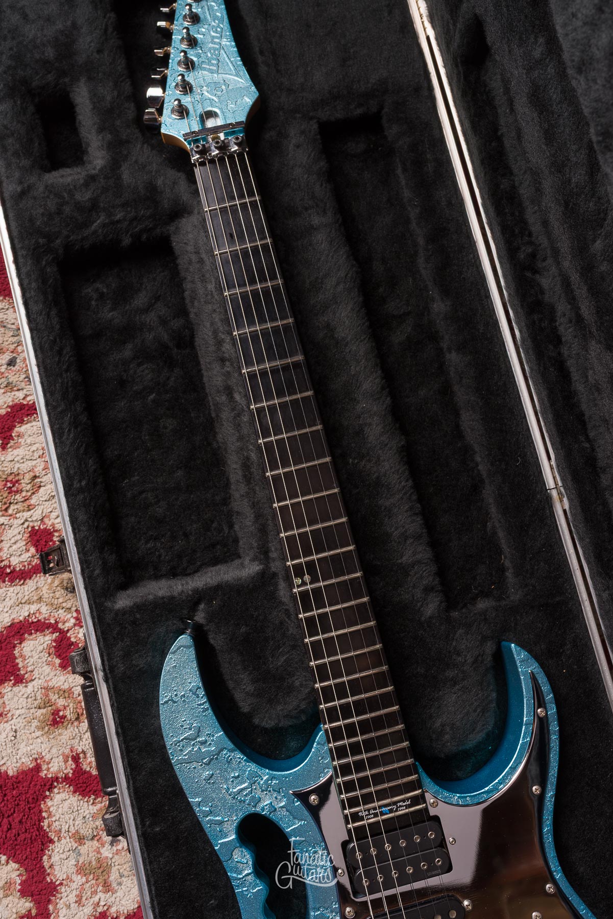 Ibanez JEM90HAM 90th Anniversary - Blue-Green Metallic Texture #F9756085 Segunda Mano