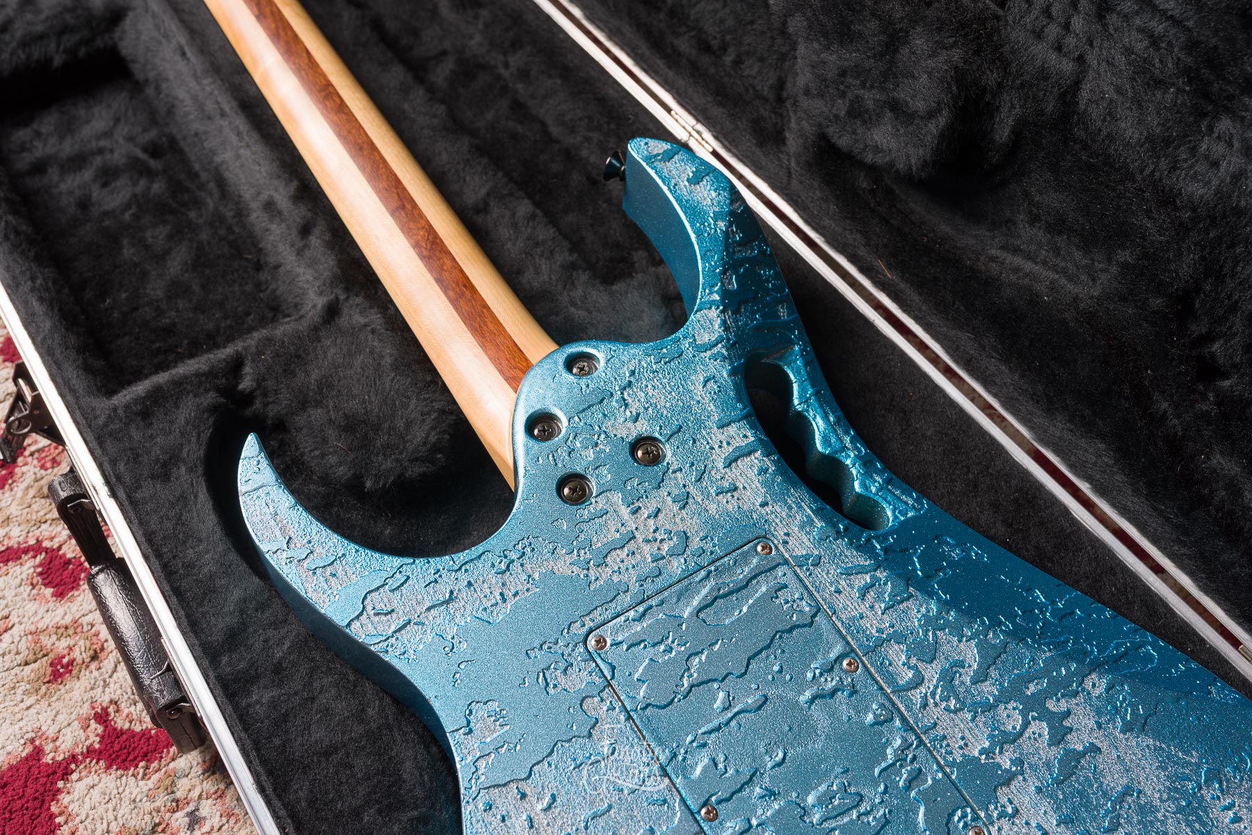 Ibanez JEM90HAM 90th Anniversary - Blue-Green Metallic Texture #F9756085 Segunda Mano