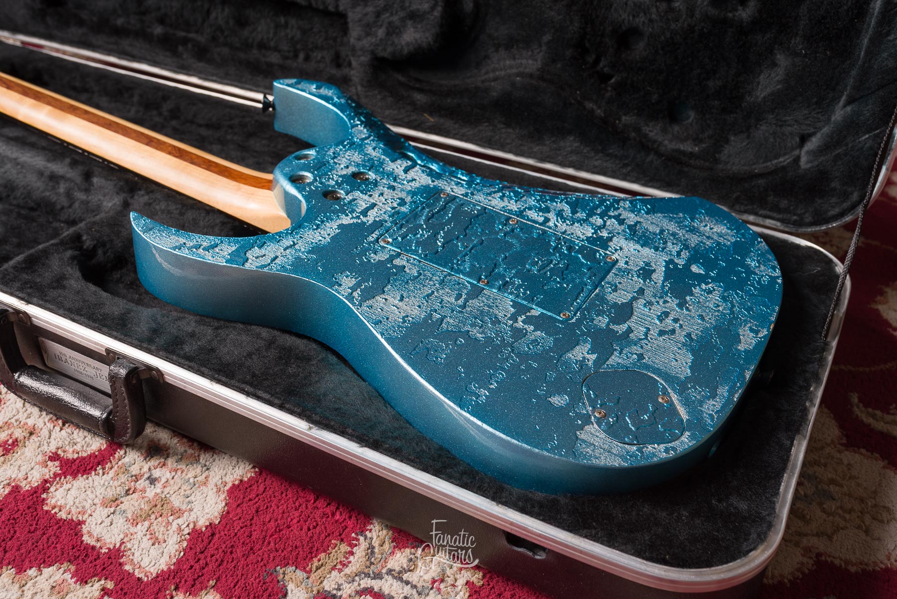 Ibanez JEM90HAM 90th Anniversary - Blue-Green Metallic Texture #F9756085 Segunda Mano