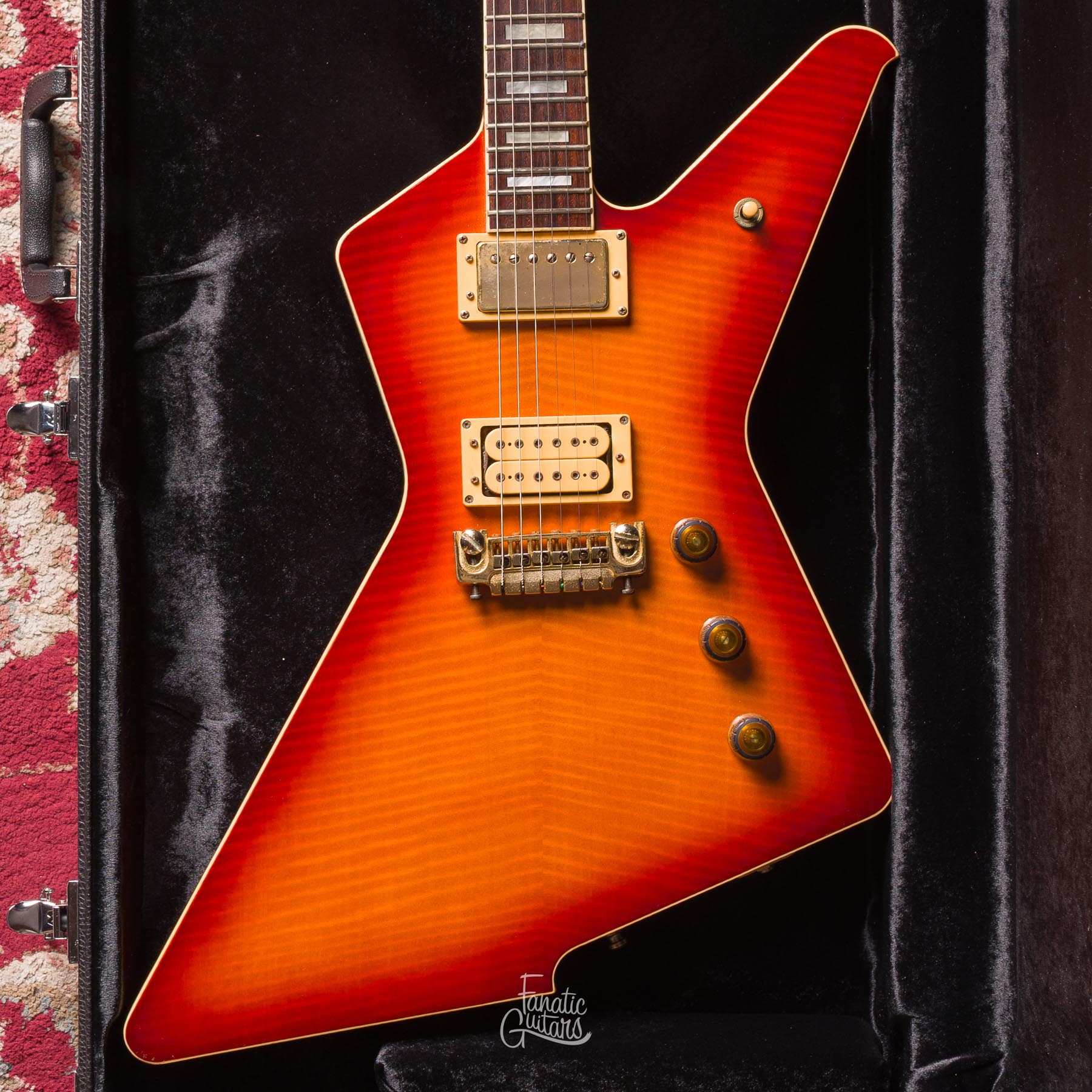 Ibanez X Series Destroyer DT500 - Cherry Sunburst #G830467 Second Hand