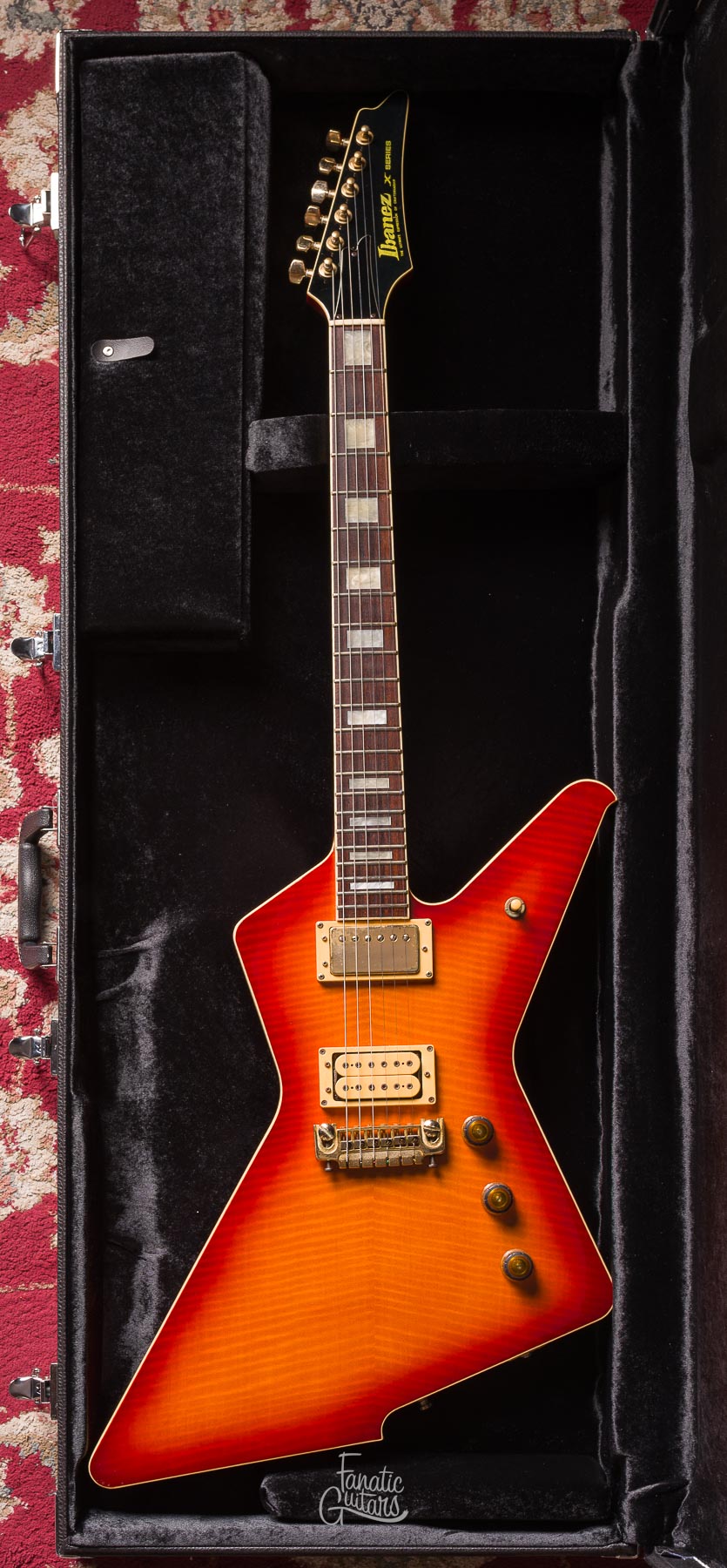 Ibanez X Series Destroyer DT500 - Cherry Sunburst #G830467 Second Hand
