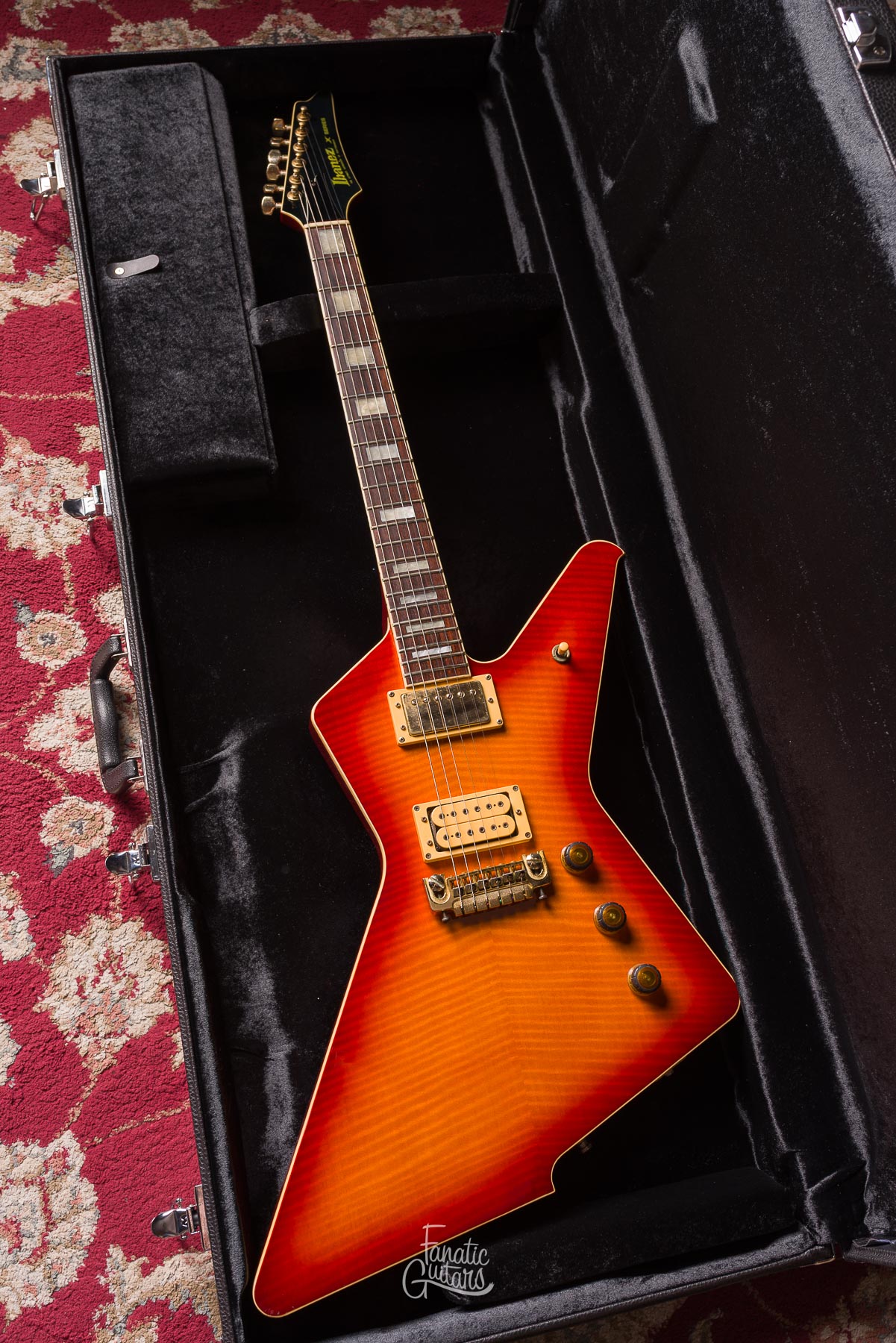 Ibanez X Series Destroyer DT500 - Cherry Sunburst #G830467 Second Hand