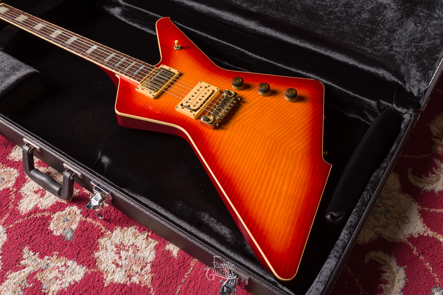 Ibanez X Series Destroyer DT500 - Cherry Sunburst #G830467 Second Hand