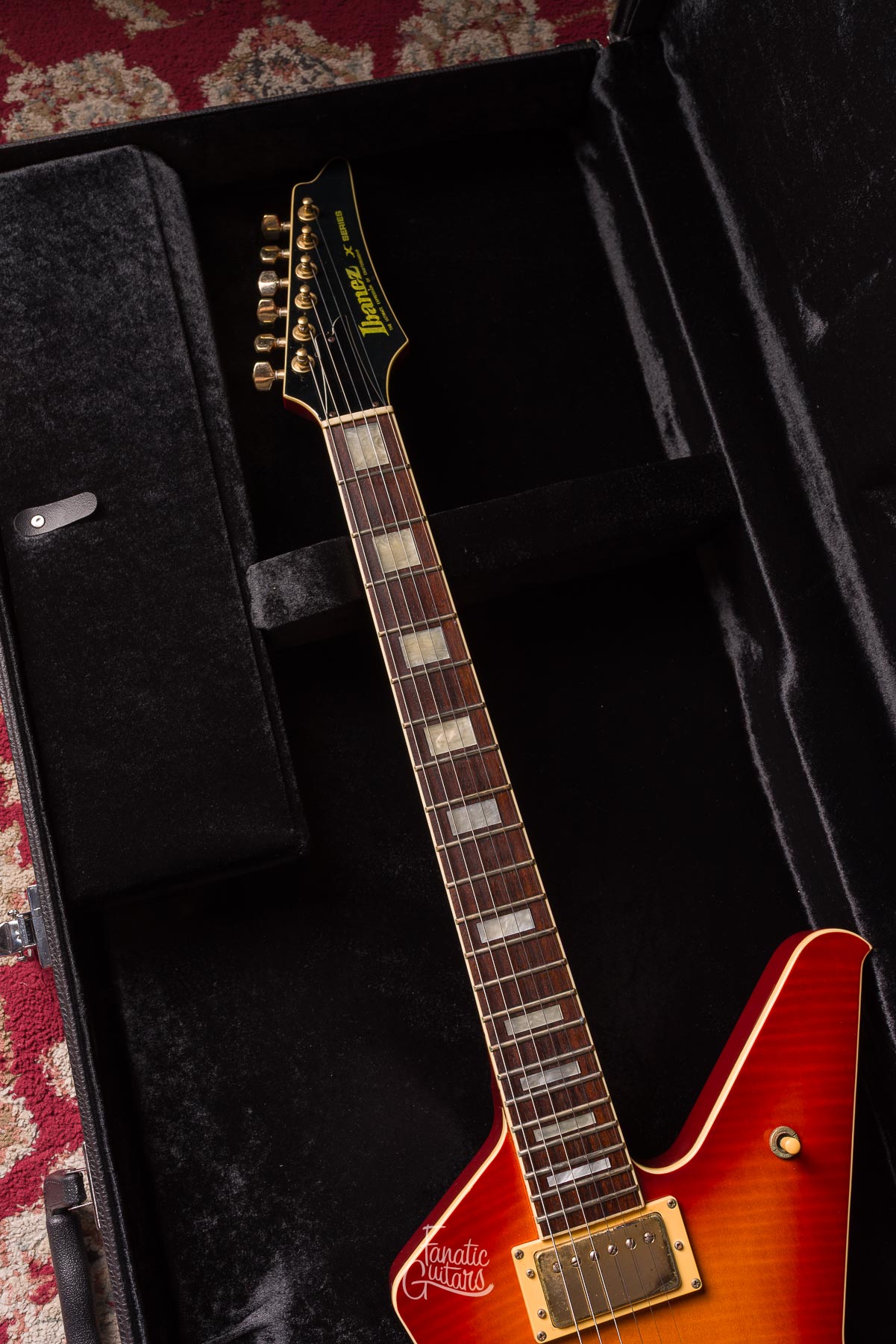 Ibanez X Series Destroyer DT500 - Cherry Sunburst #G830467 Second Hand