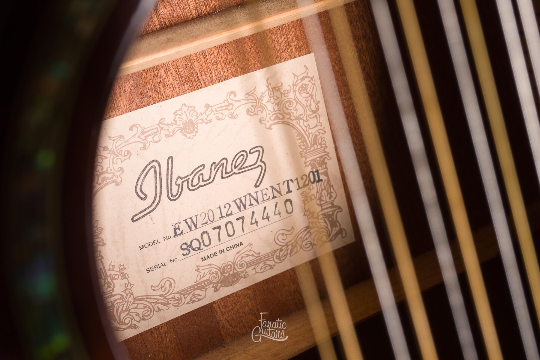 Ibanez EW2012WNE 12-Cuerdas - Natural #SQ07074440 Segunda Mano
