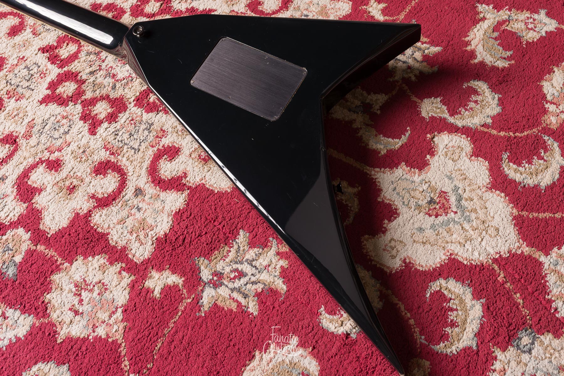 Jackson Guitars RR1 USA Zurda - Black Ghost Flames #U19394 Segunda Mano