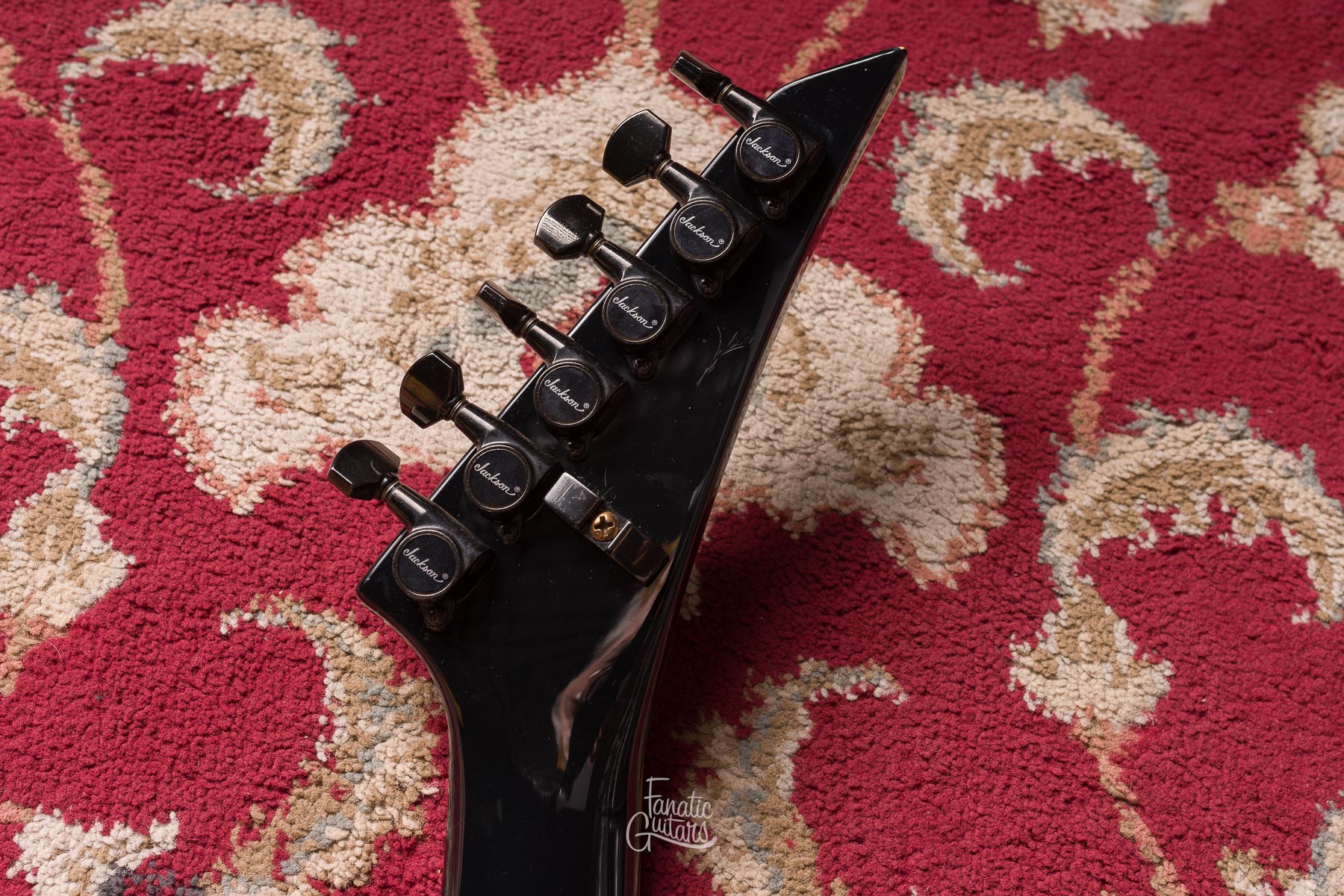 Jackson Guitars RR1 USA Zurda - Black Ghost Flames #U19394 Segunda Mano