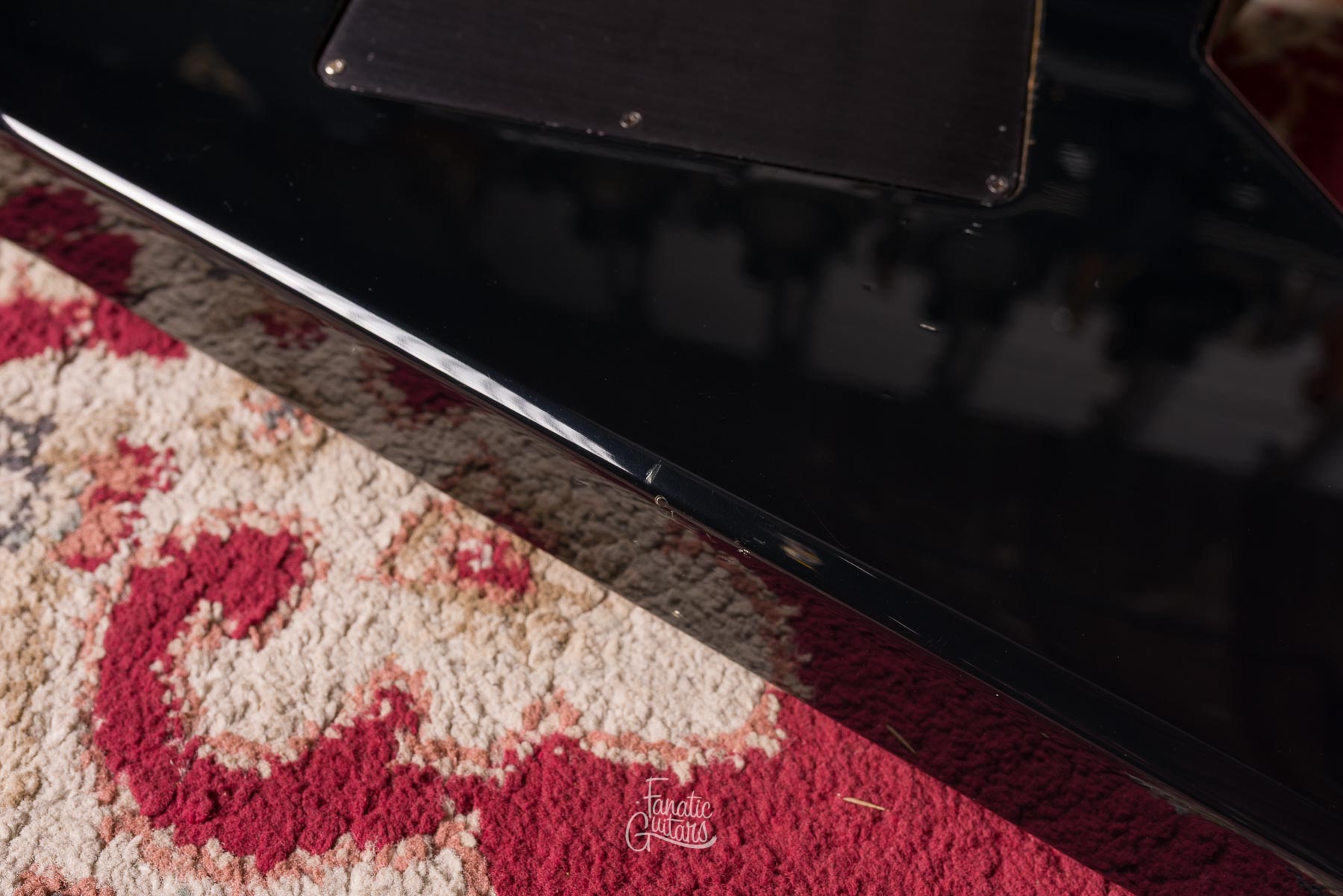 Jackson Guitars RR1 USA Zurda - Black Ghost Flames #U19394 Segunda Mano