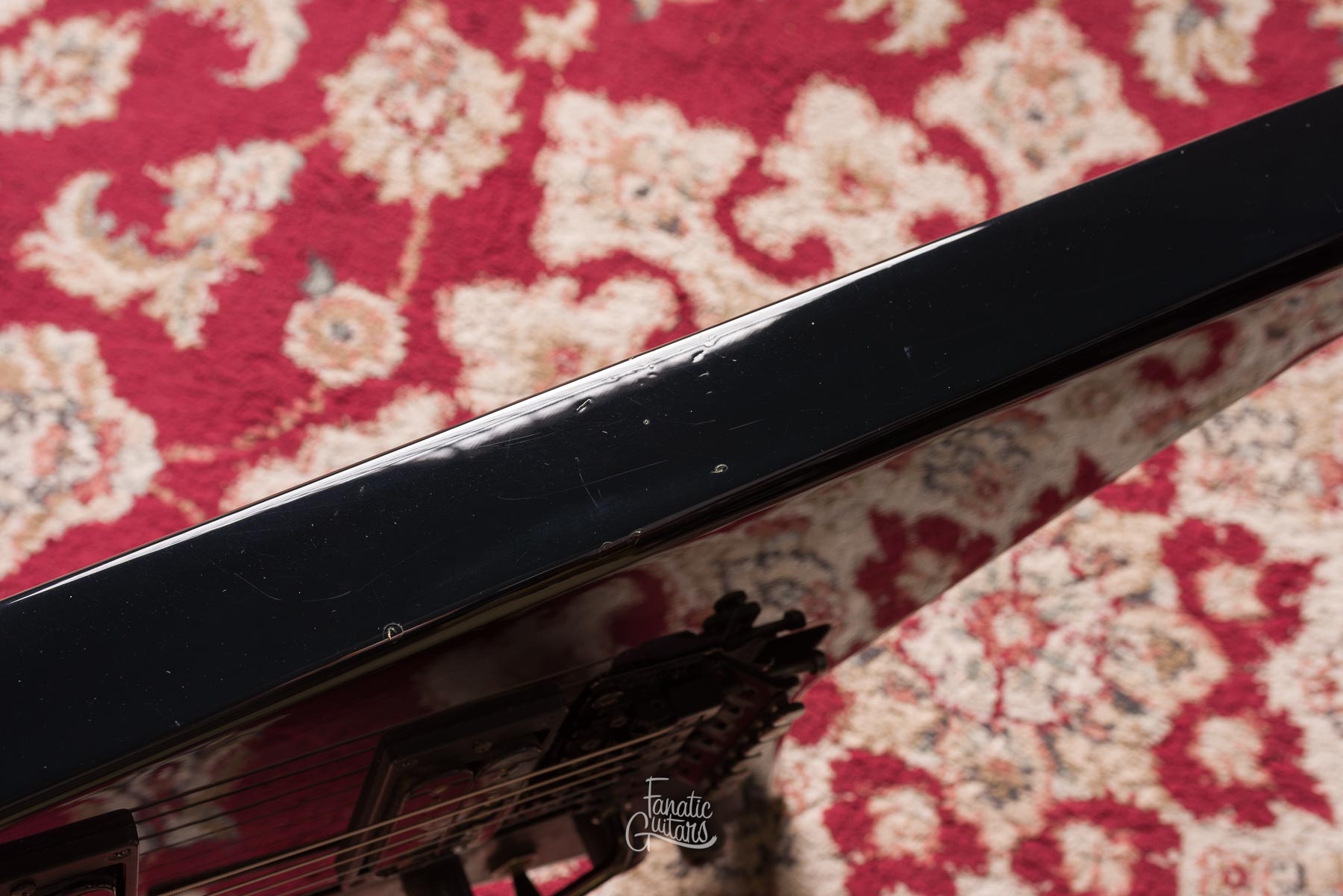 Jackson Guitars RR1 USA Zurda - Black Ghost Flames #U19394 Segunda Mano