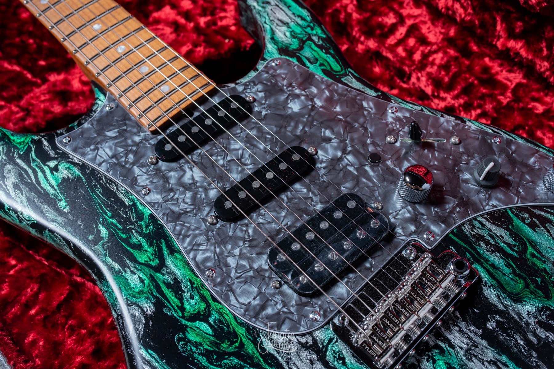 James Tyler Studio Elite HD - Black & Green Shmear #23554 B-Stock