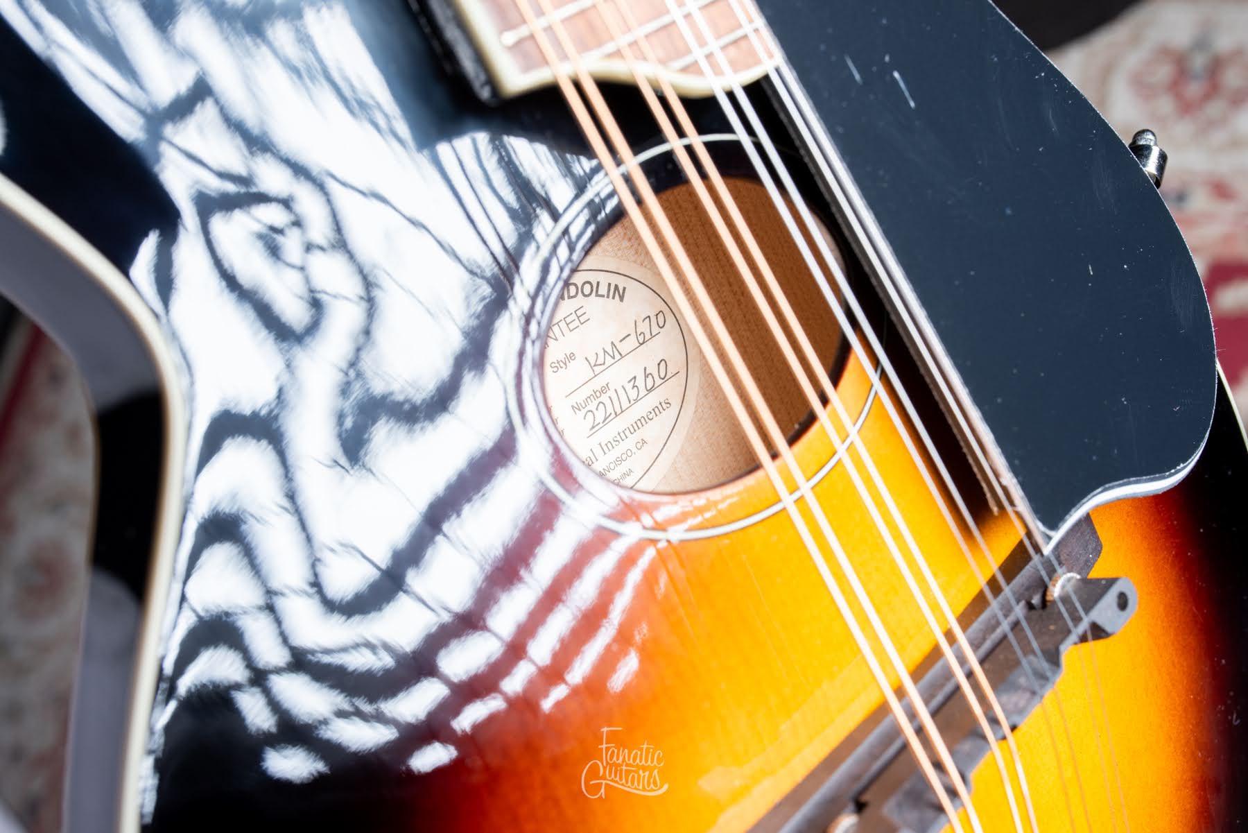 Kentucky KM-670 Standard Oval Hole F-Model – Vintage Sunburst #22111360 Second Hand