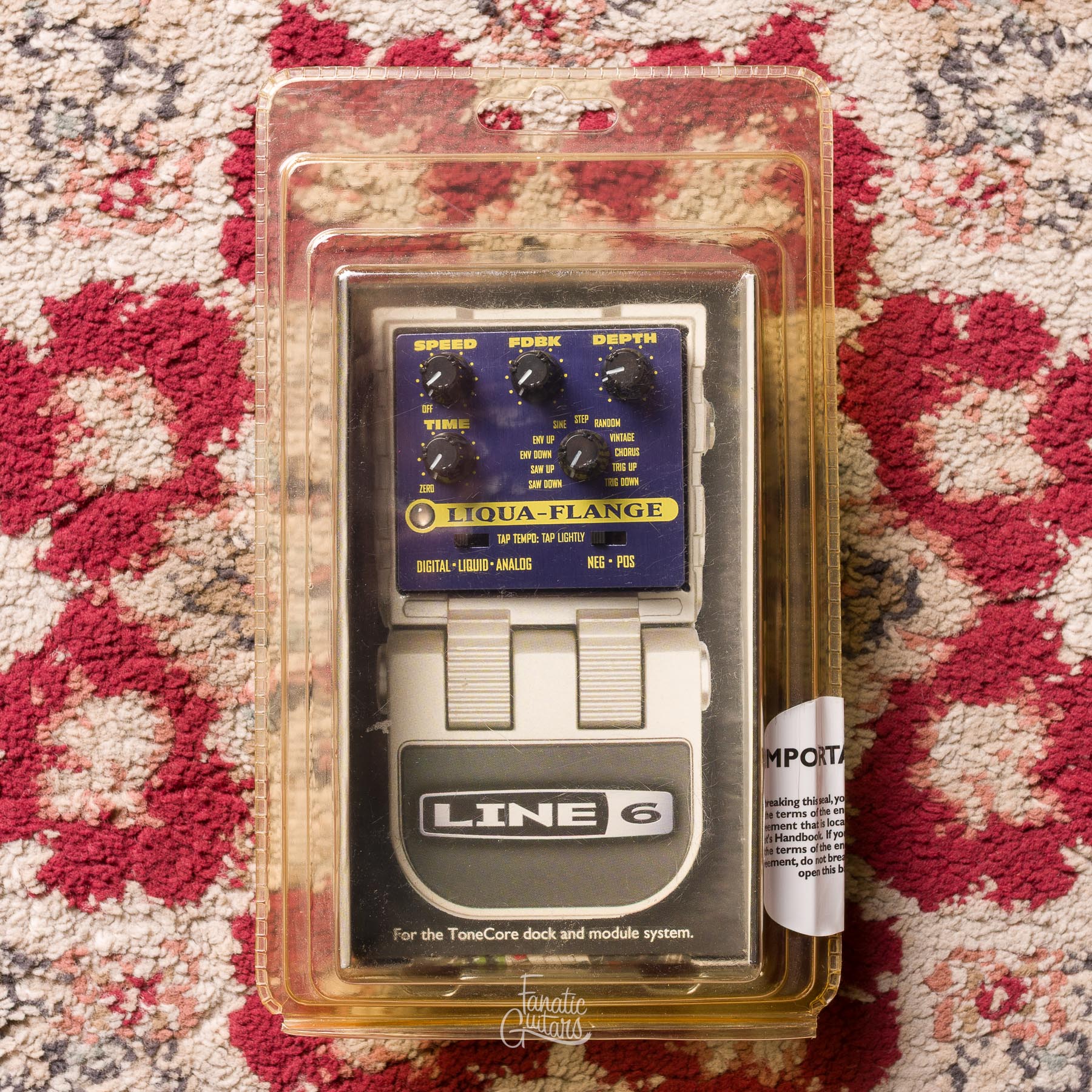 Line 6 Liqua Flange NOS