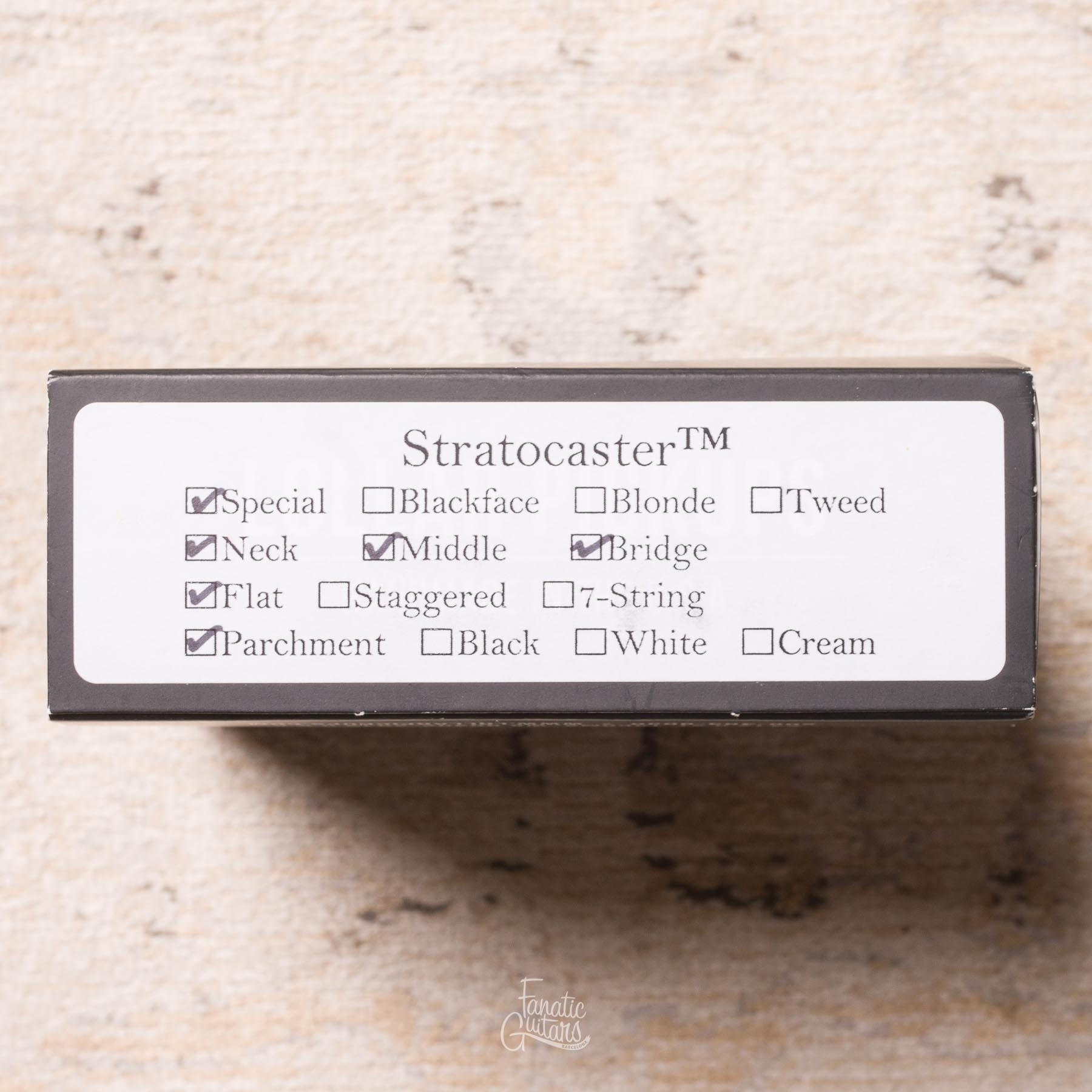 Lollar Stratocaster Special Flat Set - Parchment