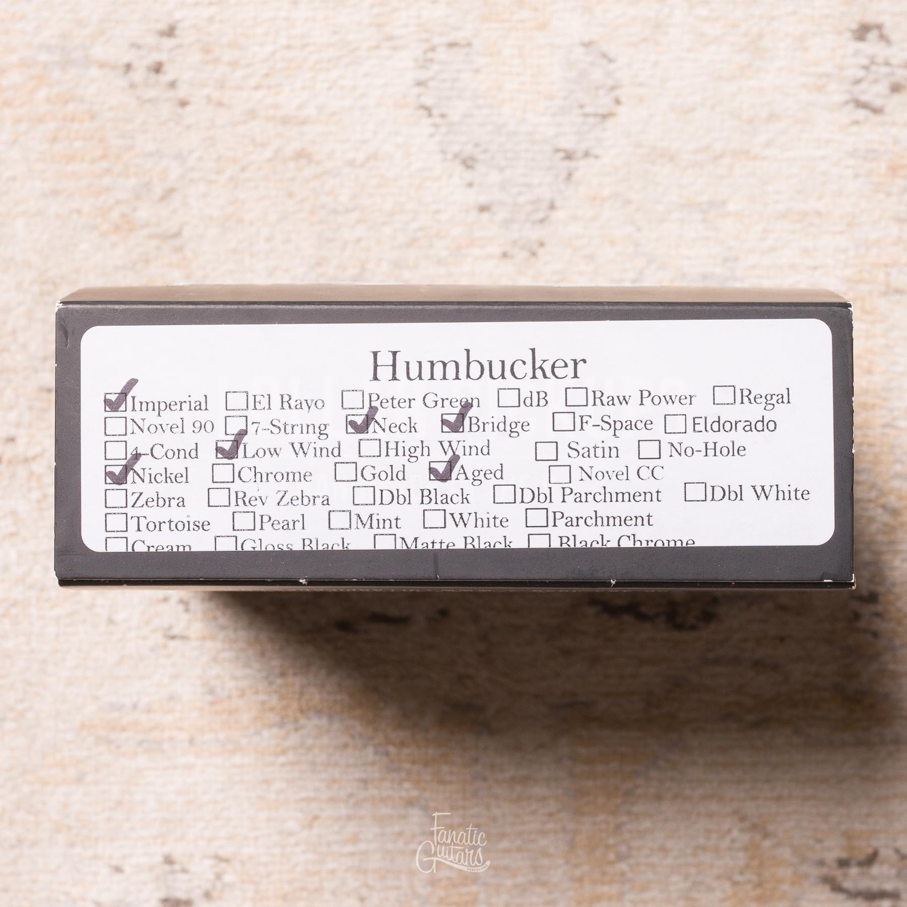 Lollar Imperial Low Wind Set - Aged Nickel