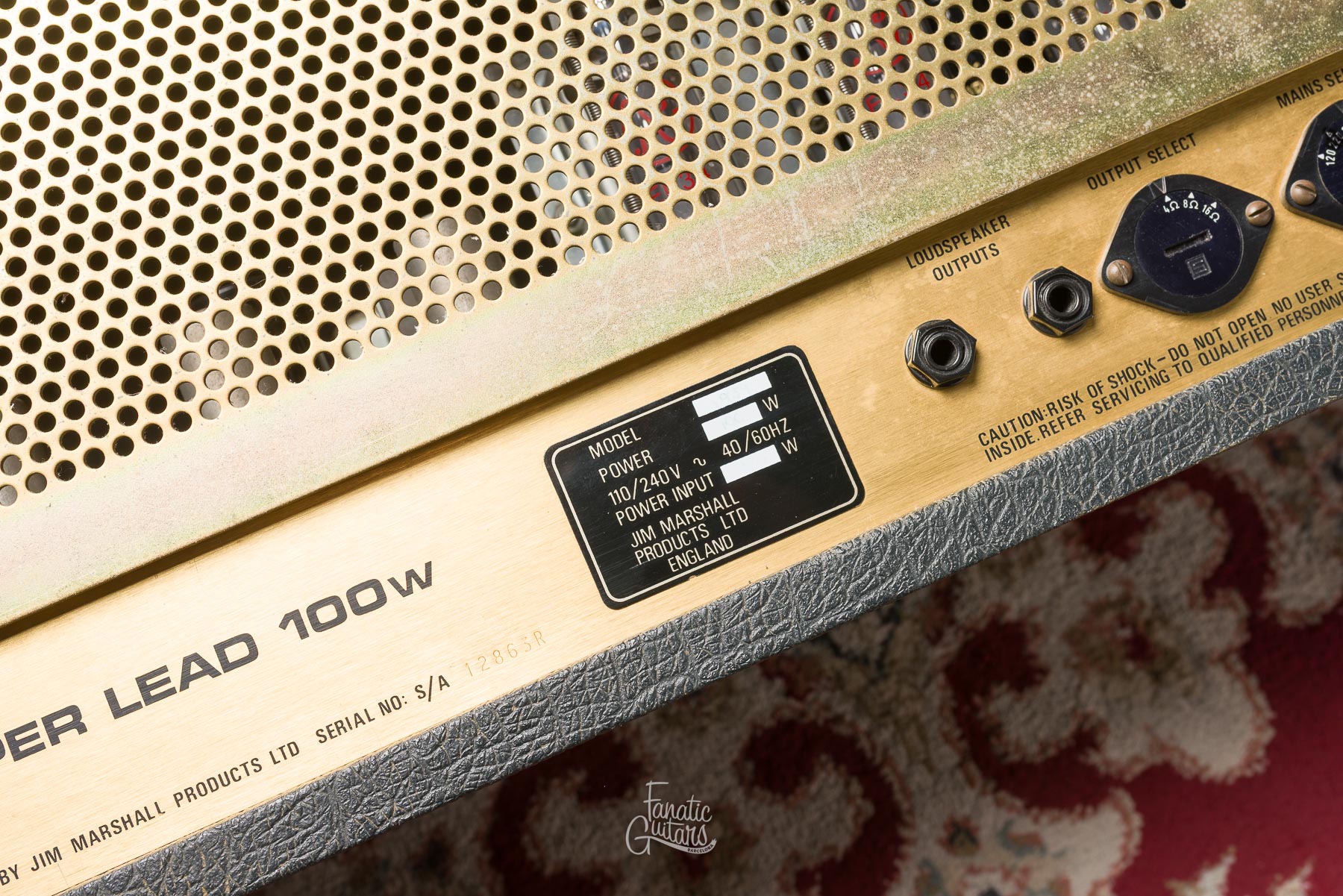 Marshall JCM800 1959 Super Lead 100W MKII #12863R Segunda Mano