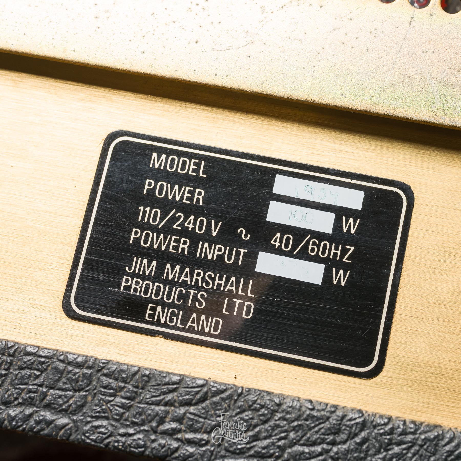 Marshall JCM800 1959 Super Lead 100W MKII #12863R Segunda Mano