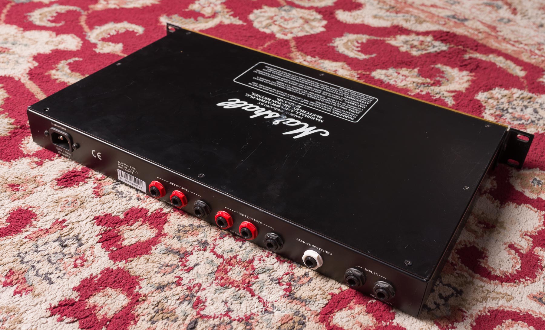 Marshall EL84 20/20 Stereo Valve Power Amplifier #M-1997-49-1834-A Second Hand