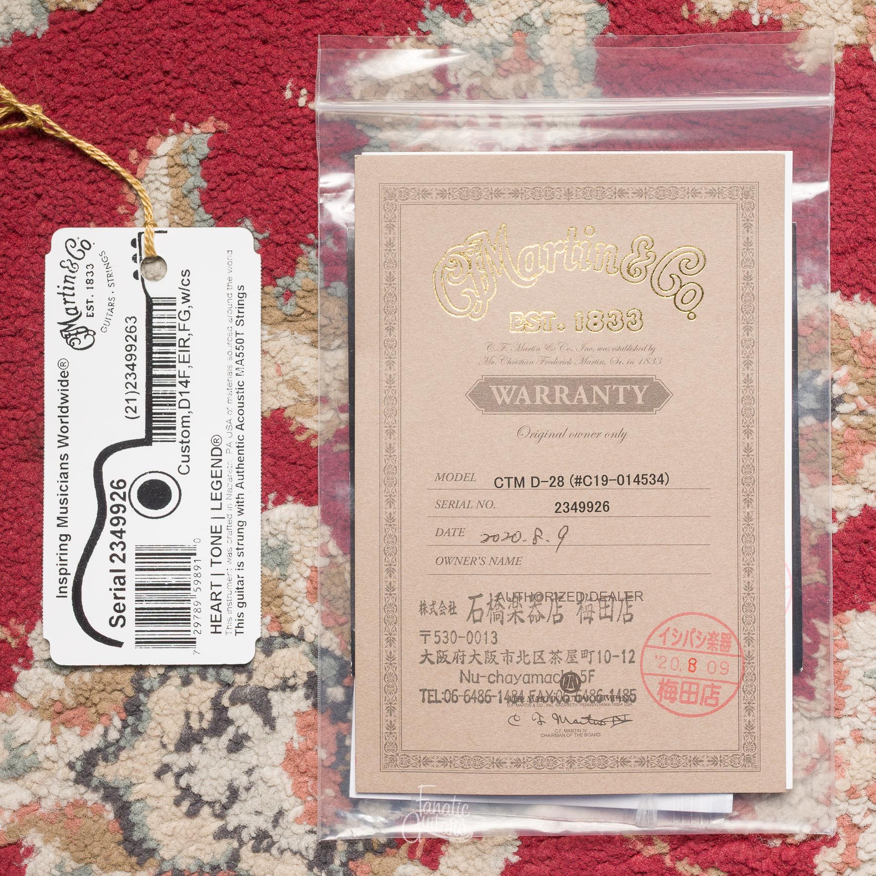 Martin Custom Shop CTM D-28 #2349926 Second Hand