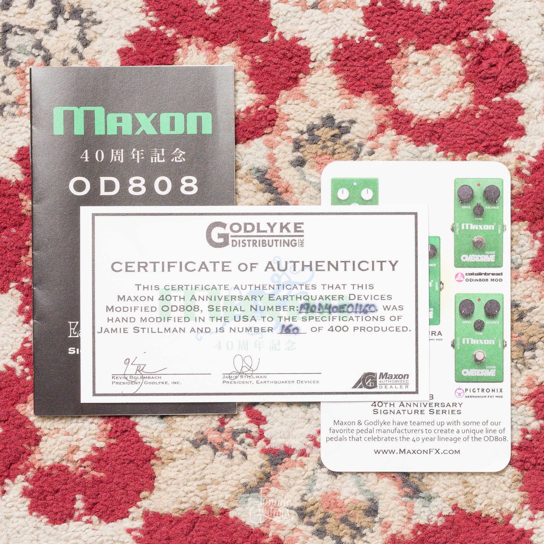Maxon OD808-40E 40th Anniversary  Earthquaker Devices Modded Second Hand
