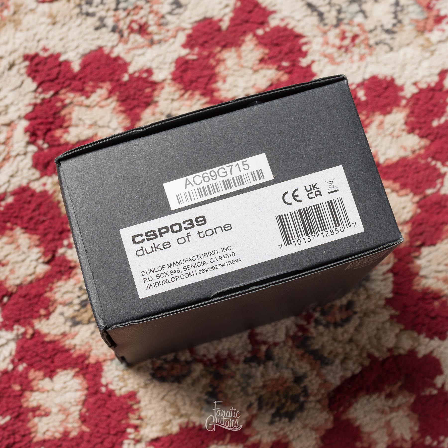MXR Duke of Tone #AC69G715 Segunda Mano