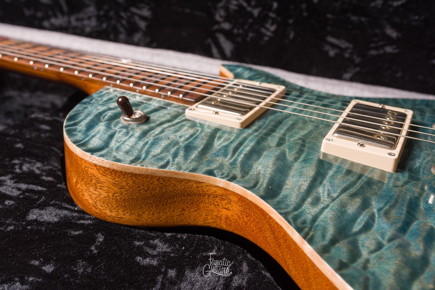 Patrick James Eggle Macon Single Cut - Island Blue Burst #30370 Second Hand