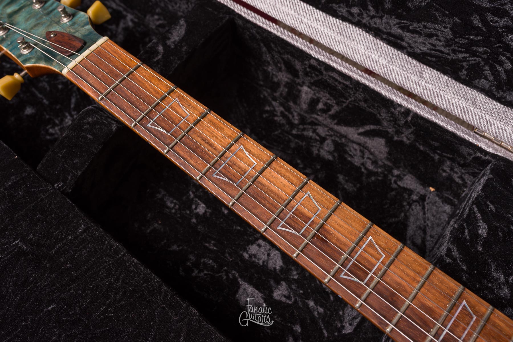 Patrick James Eggle Macon Single Cut - Island Blue Burst #30370 Second Hand