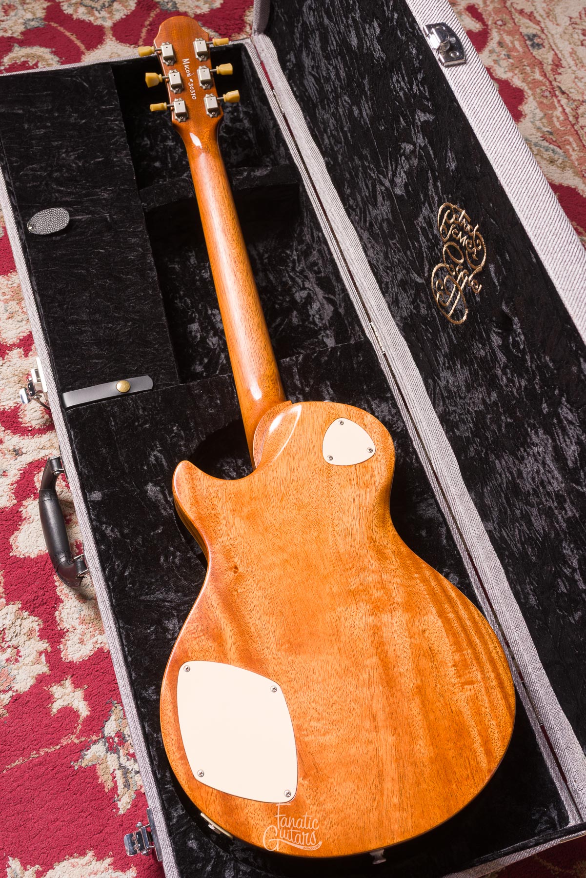 Patrick James Eggle Macon Single Cut - Island Blue Burst #30370 Second Hand