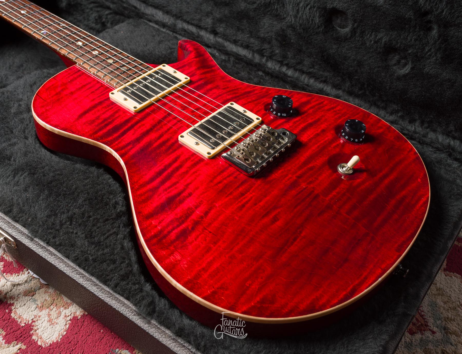 PRS Singlecut Standard 22 Trem - Black Cherry #375546 Segunda Mano