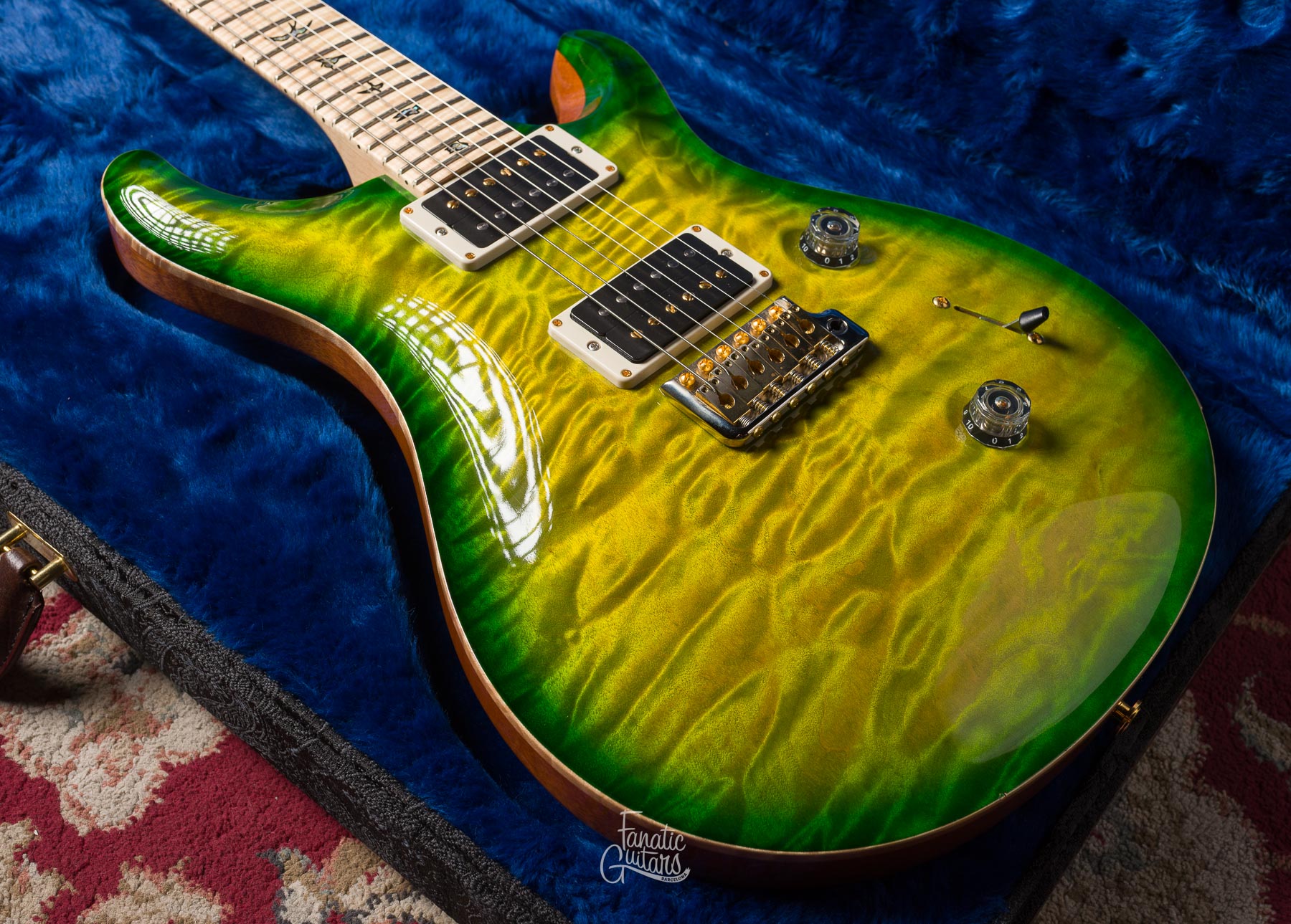 PRS Custom 24 Wood Library - Eriza Verde #232064 Segunda Mano