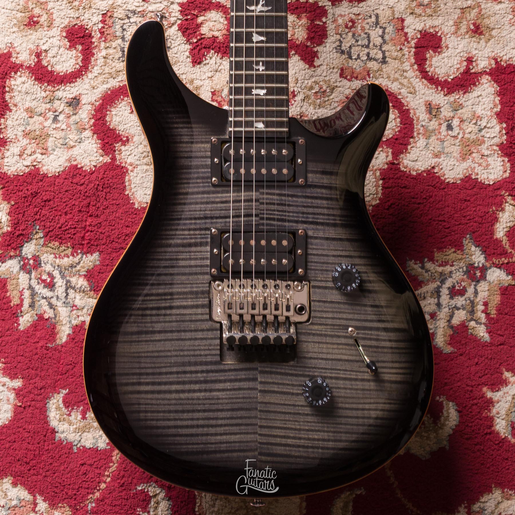 PRS SE Custom 24 "Floyd" - Charcoal Burst #CTID01011 Segunda Mano