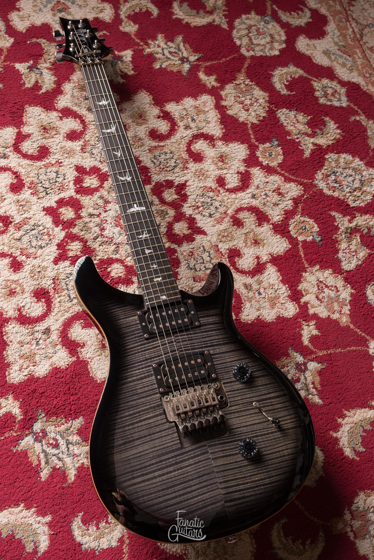 PRS SE Custom 24 "Floyd" - Charcoal Burst #CTID01011 Segunda Mano