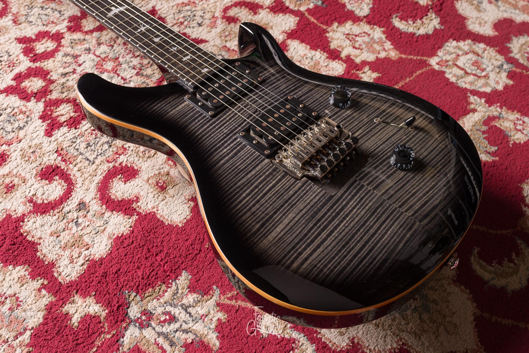 PRS SE Custom 24 "Floyd" - Charcoal Burst #CTID01011 Segunda Mano
