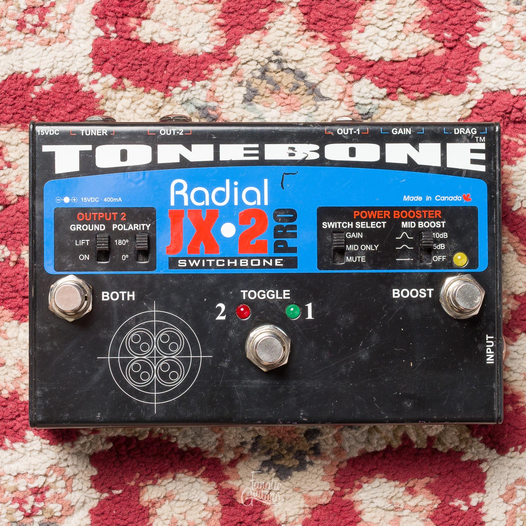 Radial Tonebone Switchbone JX-2 ABY Amp Selector Segunda Mano