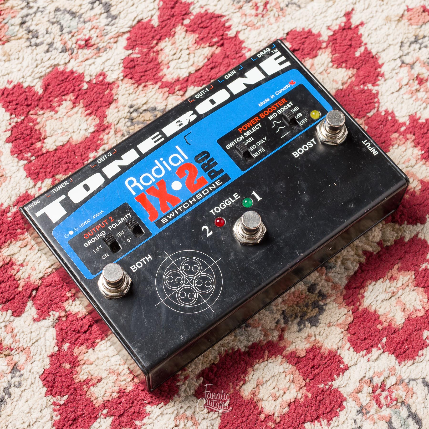 Radial Tonebone Switchbone JX-2 ABY Amp Selector Segunda Mano