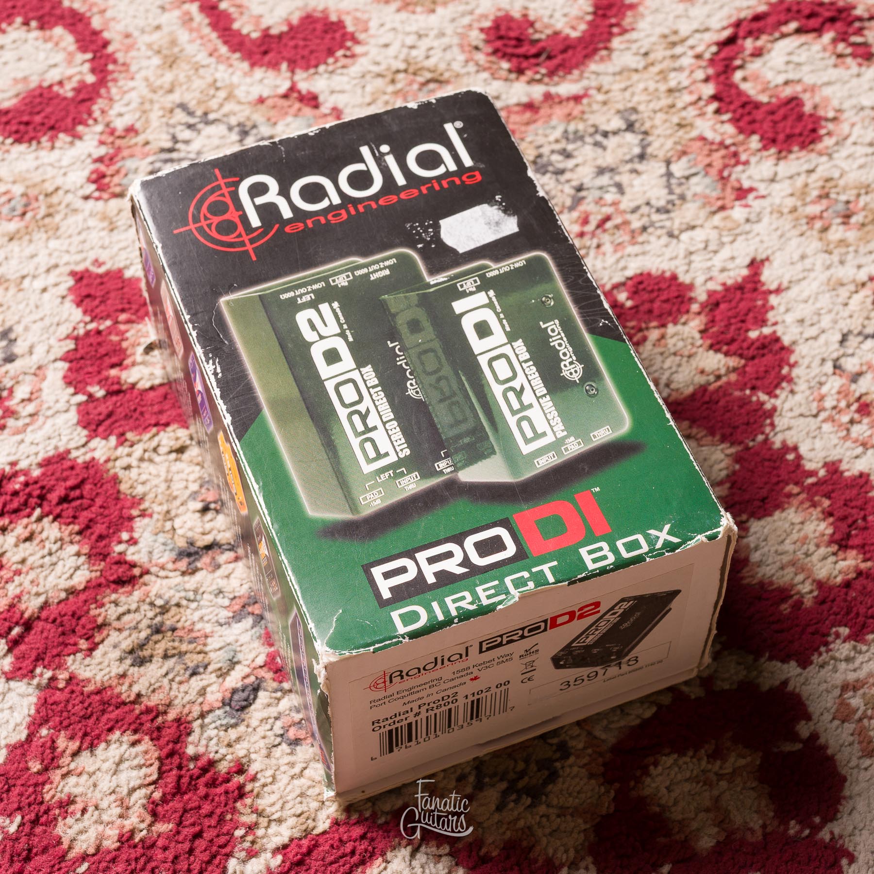 Radial Engineering DI PRO D2 #359718 Segunda Mano