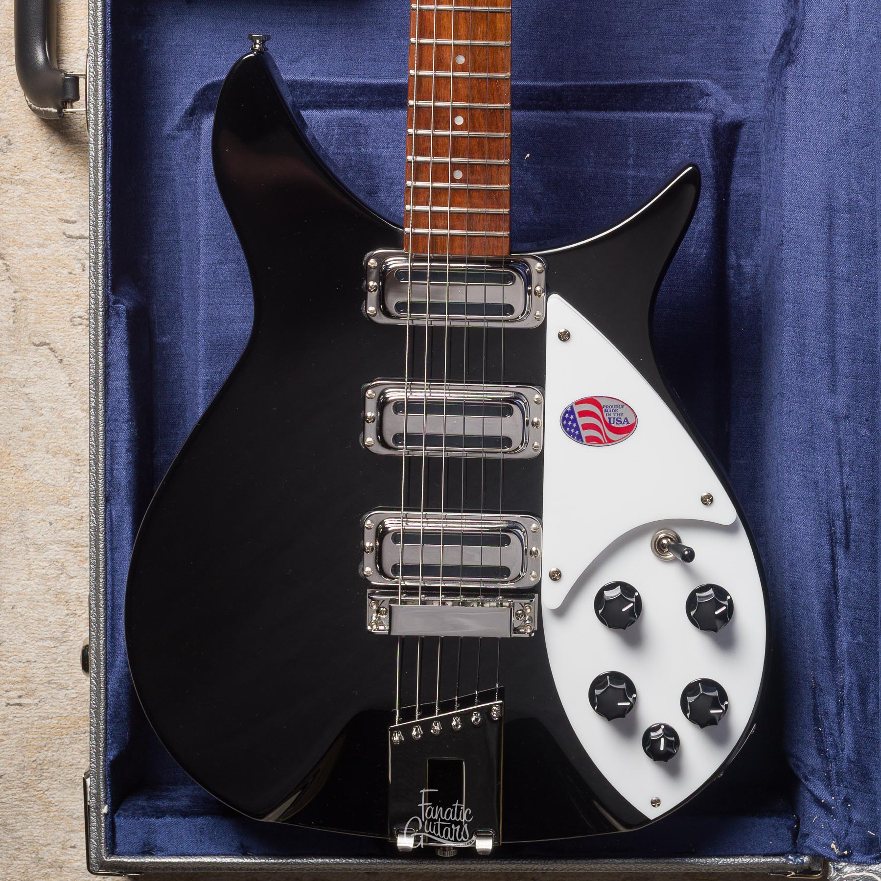 Rickenbacker 350V63 Liverpool - Jetglo