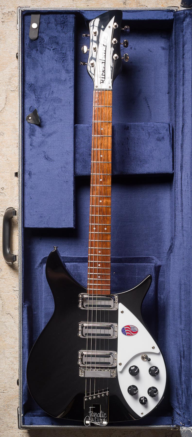 Rickenbacker 350V63 Liverpool - Jetglo