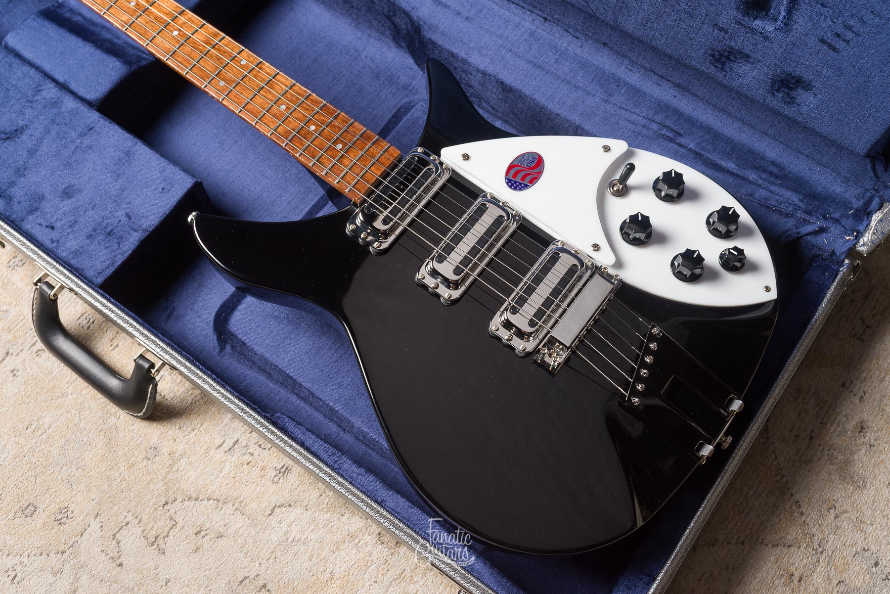 Rickenbacker 350V63 Liverpool - Jetglo