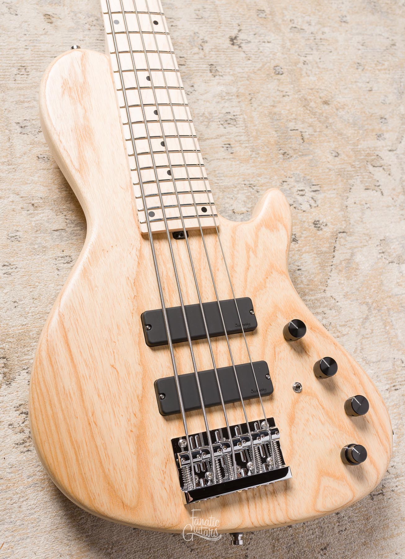Sadowsky MetroLine Single Cut 24-5 Ash, Maple - Natural Transparent Satin #005656-25