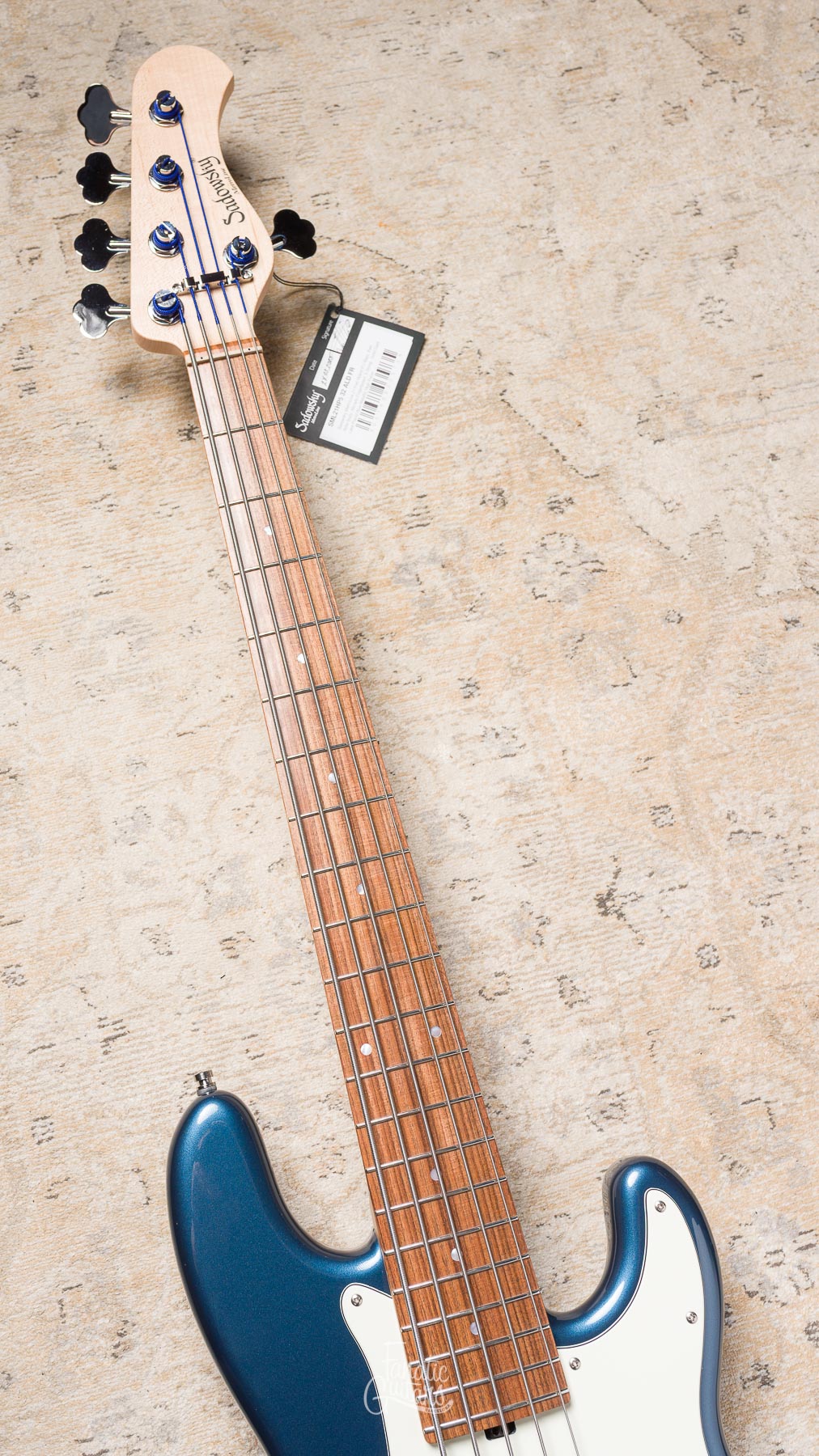 Sadowsky MetroLine 21-5 Hybrid P/J Aliso, Morado - Solid Dark Lake Placid Blue Metallic High Polish #005652-25
