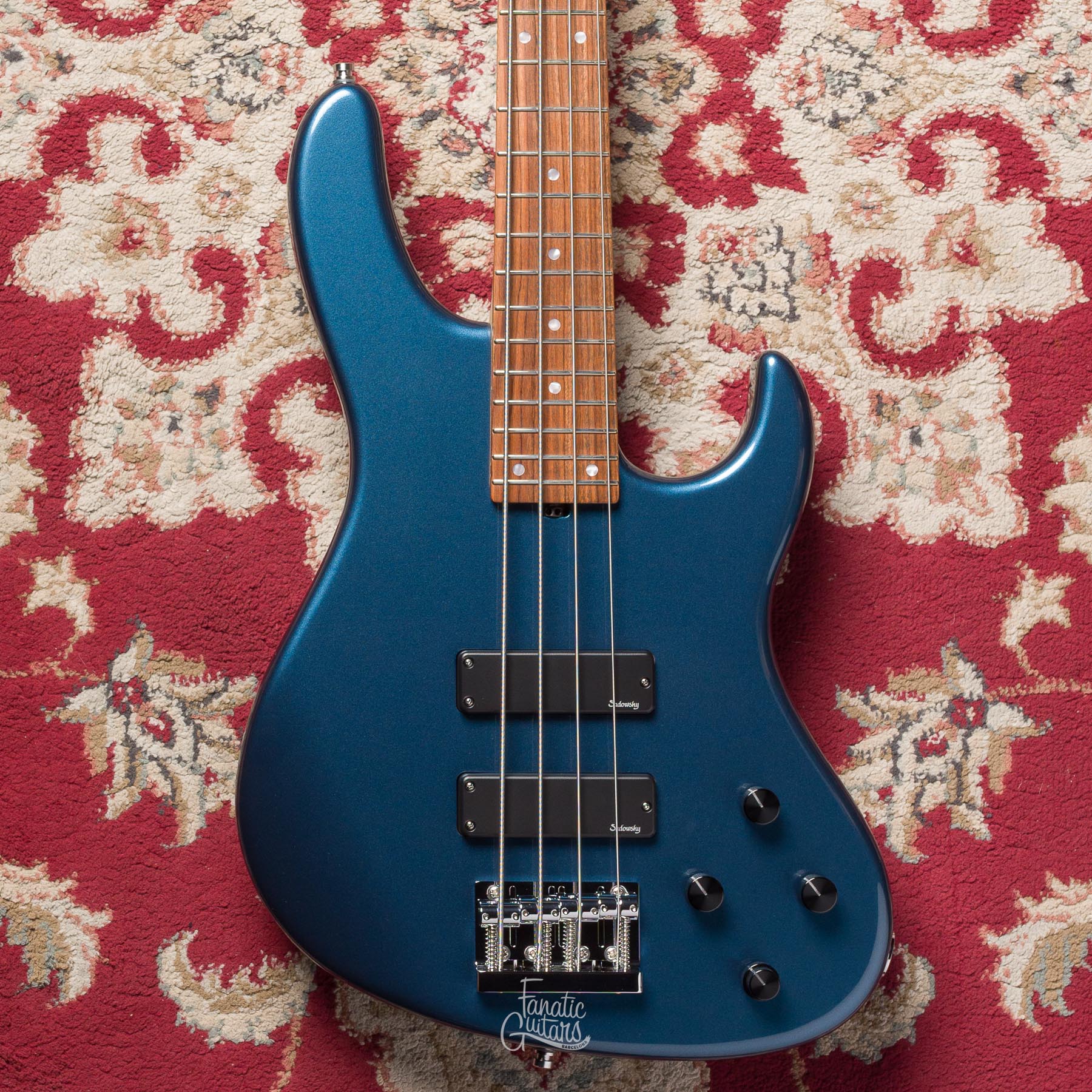 Sadowsky MetroLine 24-4 Modern Alder - Solid Dark Lake Placid Blue Metallic HP #005117-24 Second Hand