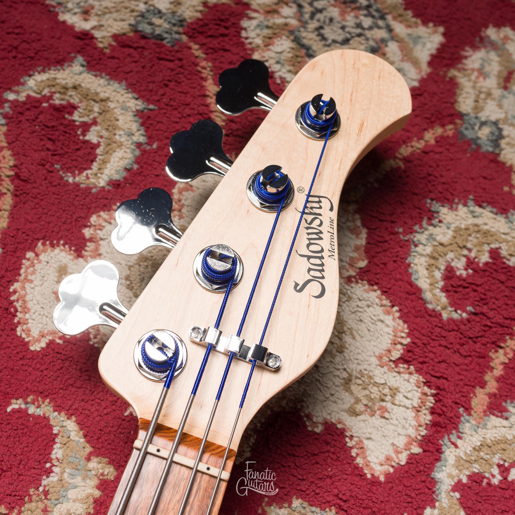Sadowsky MetroLine 24-4 Modern Alder - Solid Dark Lake Placid Blue Metallic HP #005117-24 Second Hand
