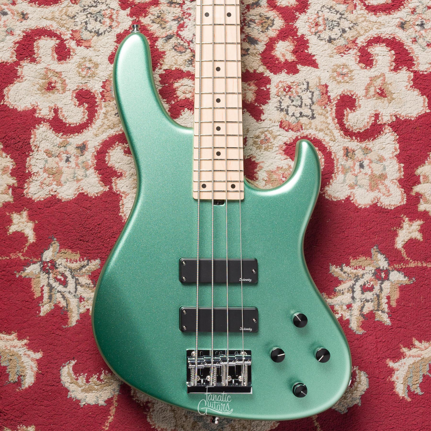 Sadowsky MetroLine 24-4 Modern Swamp Ash - Solid Sage Green Metallic Satin #005251-24 Second Hand