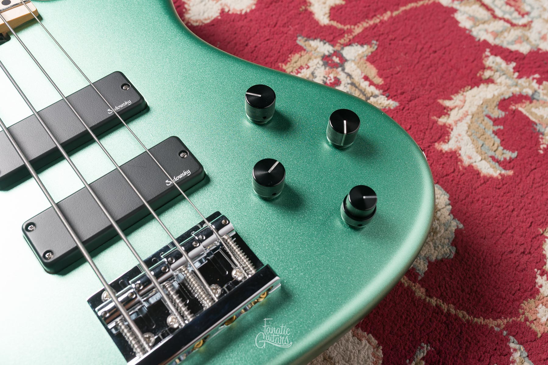 Sadowsky MetroLine 24-4 Modern Swamp Ash - Solid Sage Green Metallic Satin #005251-24 Second Hand