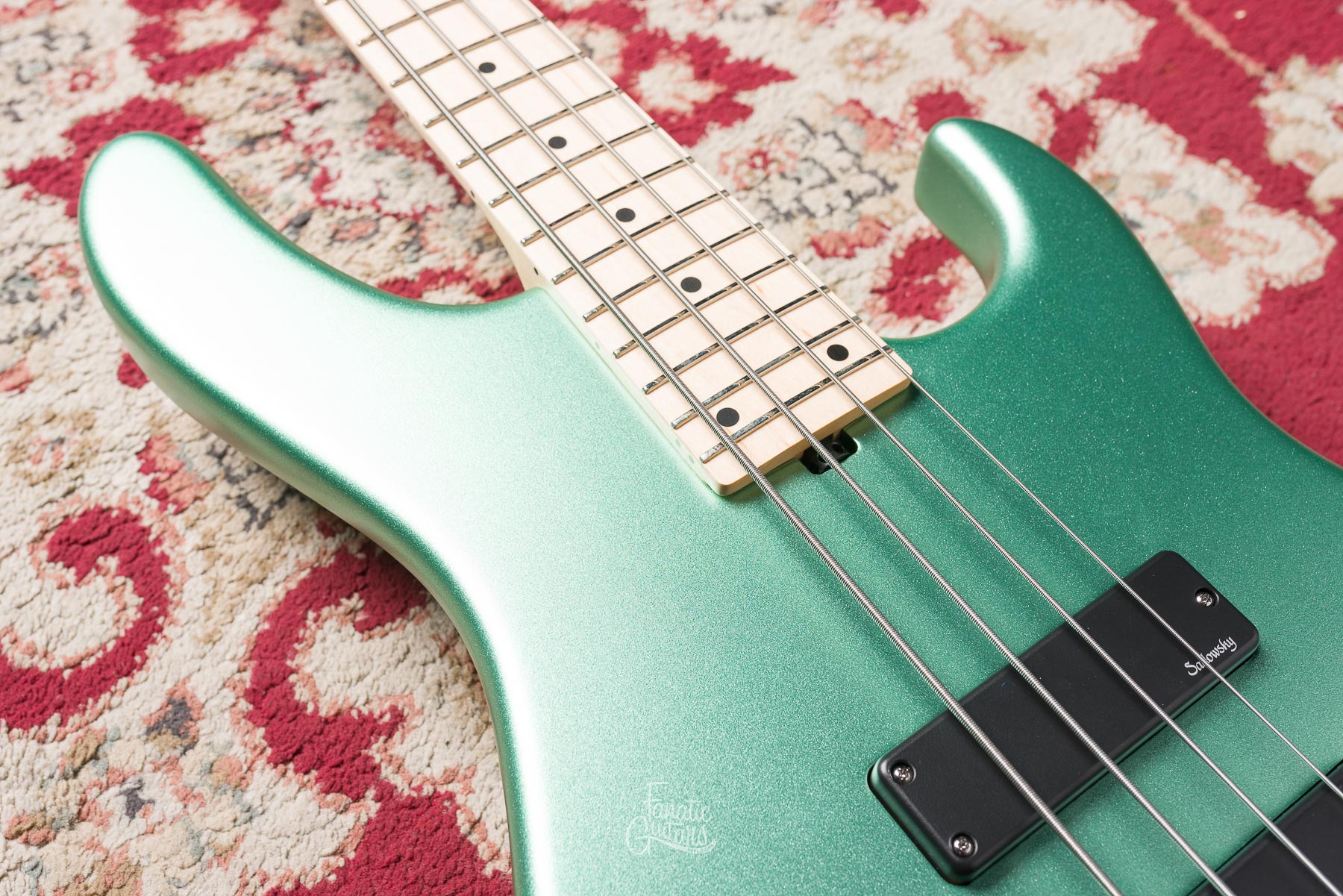 Sadowsky MetroLine 24-4 Modern Swamp Ash - Solid Sage Green Metallic Satin #005251-24 Second Hand