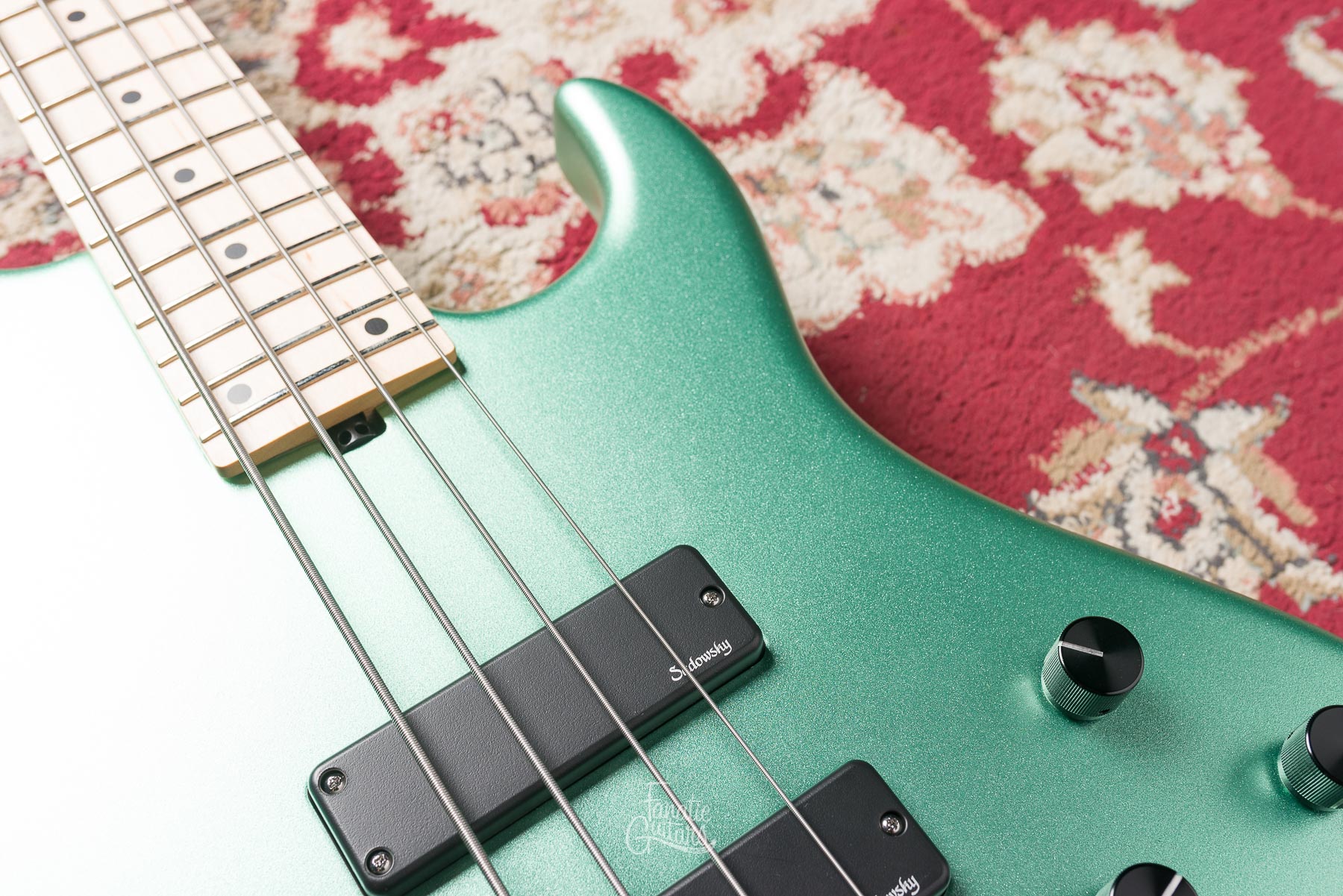 Sadowsky MetroLine 24-4 Modern Swamp Ash - Solid Sage Green Metallic Satin #005251-24 Second Hand